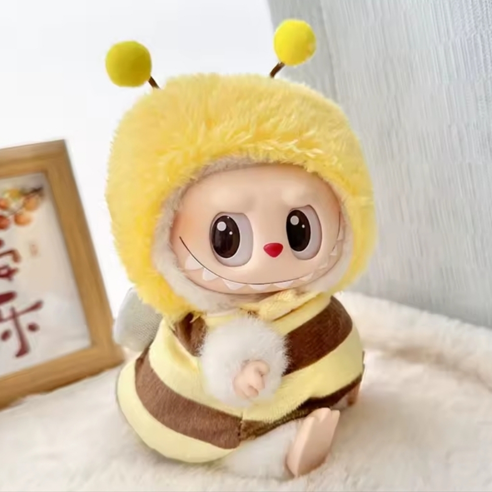 Bee Costume Clothing For Labubu, Doll Is Not Included